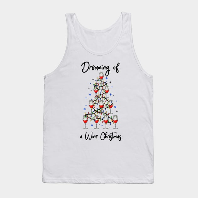 Wine Christmas. Funny Wine Lover Christmas Gift. Tank Top by KsuAnn